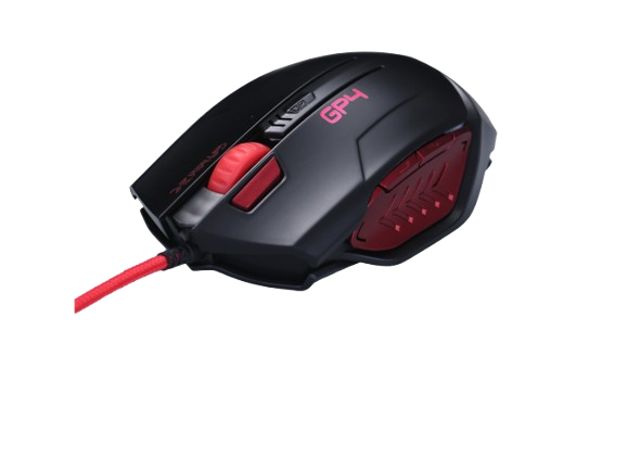 Mouse Gaming GAMMEC GP4 Nero-Rosso - M0GP4R