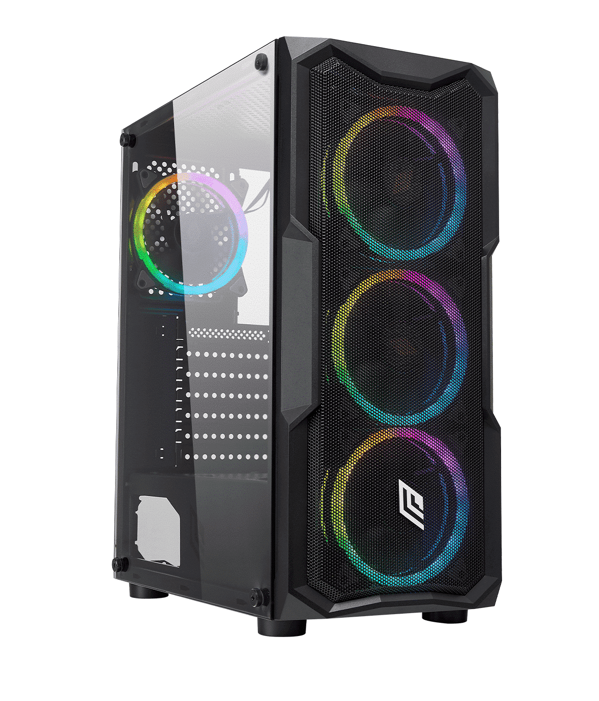 PC GAMING ATX SMASH WHITE - AMD RYZEN 5-7600X AM5 4.7GHZ 16GB 2TB NVME - SK RX7600 8GB