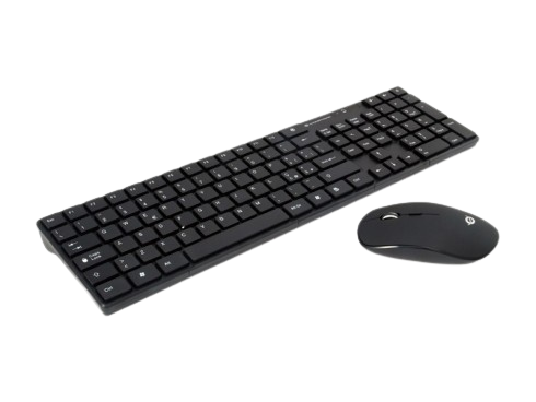 Tastiera e Mouse Wireless QWERTY Italiano Conceptronic Orazio