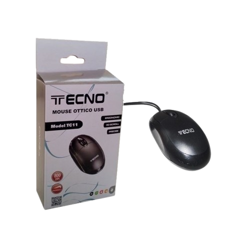Mouse Usb Nero TECNO TC-11