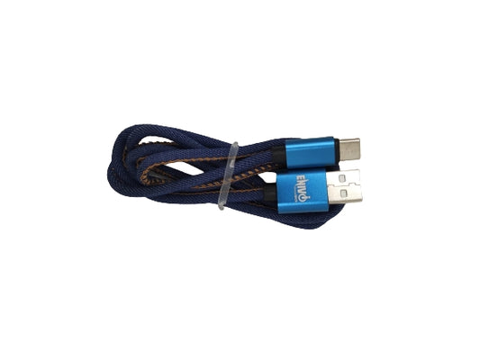 CAVO USB TIPO-C 1M ENIVOITECH - JEANS BLU