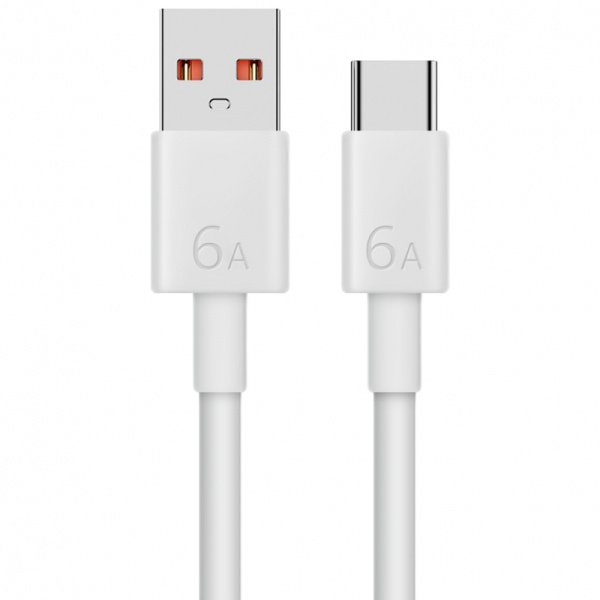 Cavo da USB-A a USB-C Huawei, 66W, 6A, 1m, bianco 04072043