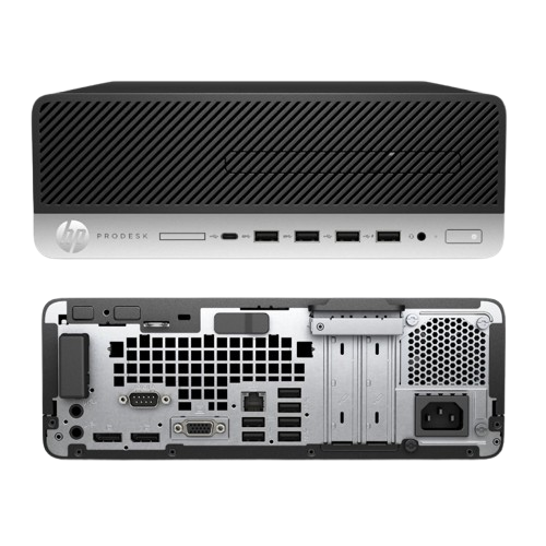 HP Prodesk 600 G4 - G5400 3.70Ghz 8GB 256GB SSD + 500GB HDD SFF Grado A
