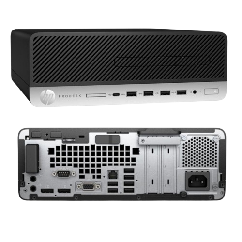 HP Prodesk 600 G3 - intel G4400 3.30GHZ 8GB 256GB SSD SFF - GRADO B