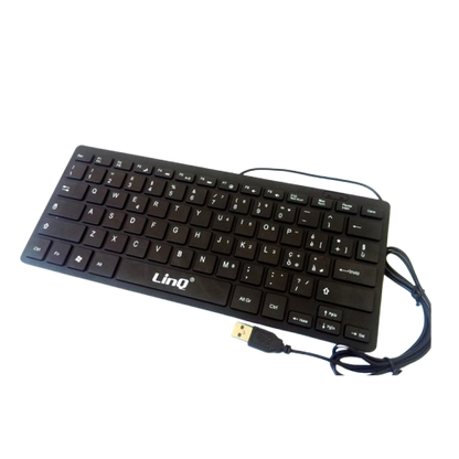 Tastiera Ultra Sottile USB LINQ KM-681 NERA