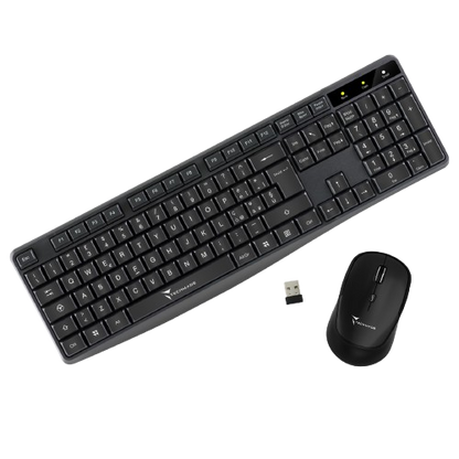 KIT Tastiera e Mouse Wireless COMBO SET TECHMADE TM-k001