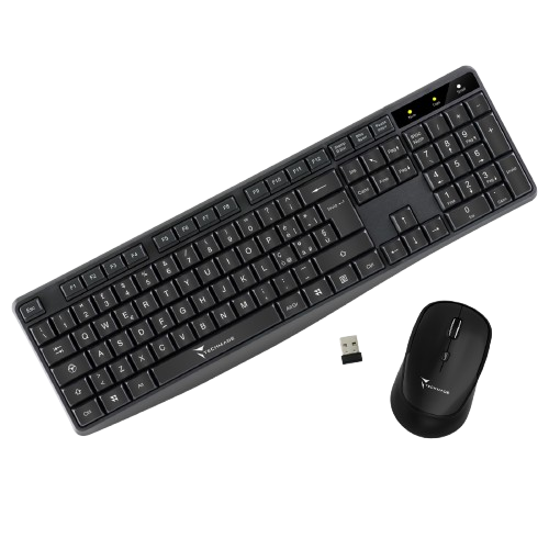 KIT Tastiera e Mouse Wireless COMBO SET TECHMADE TM-k001