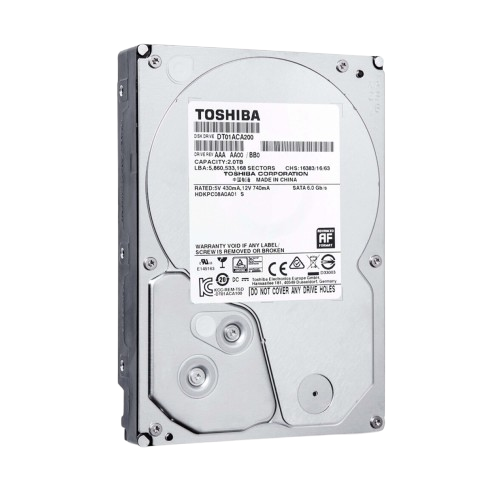 Hard disk 2TB Sata 3.5" Generico - Grado A