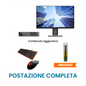 Postazione completa - Pc G3220T + Monitor 24" + kit mouse e tastiera USB + Chiavetta Wifi Omaggio