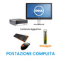 Postazione completa - Pc i5-6500 + Monitor 23" + mouse e tastiera USB + Chiavetta omaggio