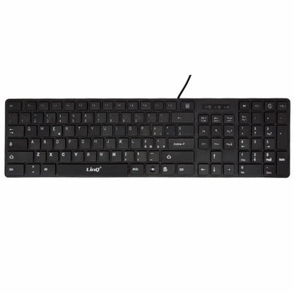 TASTIERA MULTIMEDIALE USB SUPER SOTTILE - LINQ K8
