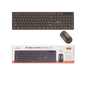KIT Tastiera e Mouse Wireless 2.4GHz 10m LINQ BK8649 – Nero