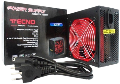 Alimentatore TECNO 625W con ventola da 12cm silenziosa