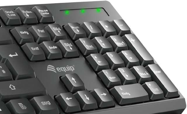 KIT TASTIERA E MOUSE WIRELESS ITALIAN QWERTY EQUIP 245223