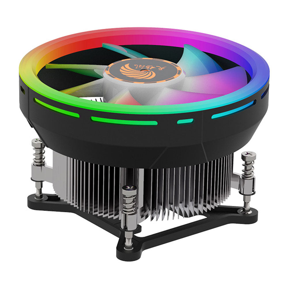 Dissipatore ad aria CPU, LED RGB, 124mm, Universale - Rosefinch