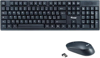 KIT TASTIERA E MOUSE WIRELESS ITALIAN QWERTY EQUIP 245223