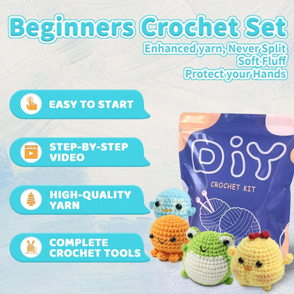 Kit all'uncinetto per principianti  DIY YAMAXIN