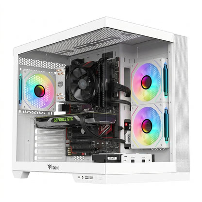 GAMING PC ITEK DARK CAVE DS White - i7-6700 3.40GHZ 16GB 500GB SSD + 1TB HDD - Scheda Video GTX970 4GB