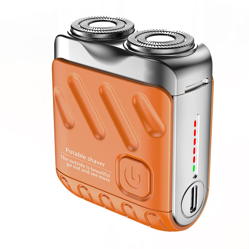 Mini Rasoio Elettrico Portatile Tascabile Ricaricabile USB per Uomo