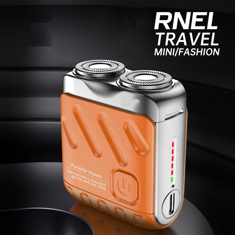 Mini Rasoio Elettrico Portatile Tascabile Ricaricabile USB per Uomo