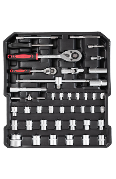 Set valigia utensili attrezzi da lavoro in cromo vanadio 849 pezzi trolley