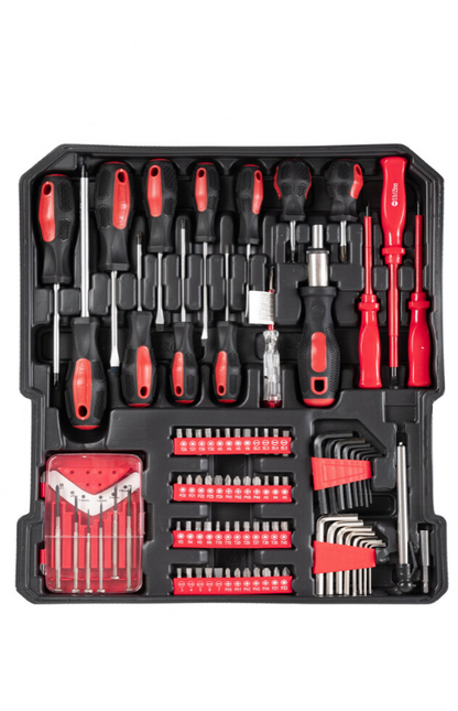 Set valigia utensili attrezzi da lavoro in cromo vanadio 849 pezzi trolley