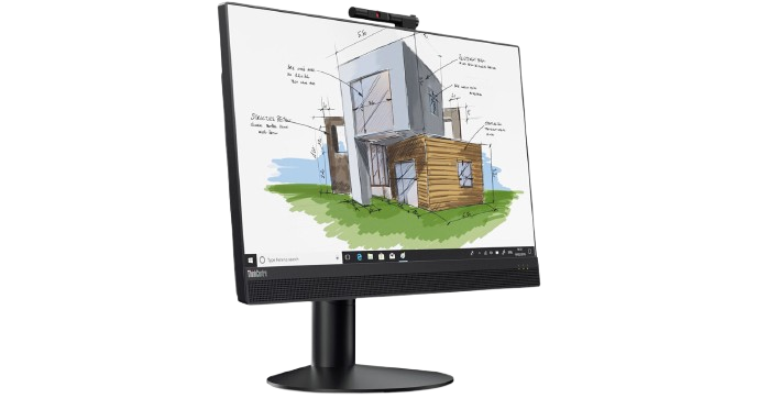 LENOVO Thinkcentre M920Z - I3-8100 3.60GHZ 8GB 256GB SSD + 500GB HDD 23.8" AIO - GRADO A