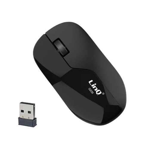 MOUSE WIRELESS 2.4G DPI1200 LINQ G235 NERO