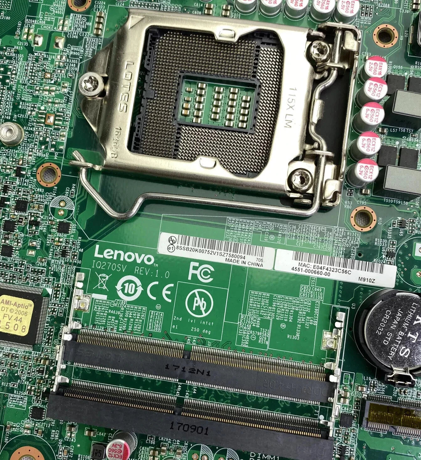 SCHEDA MADRE Lenovo IQ270SV REV 1.0 AIO M910Z socket 115X
