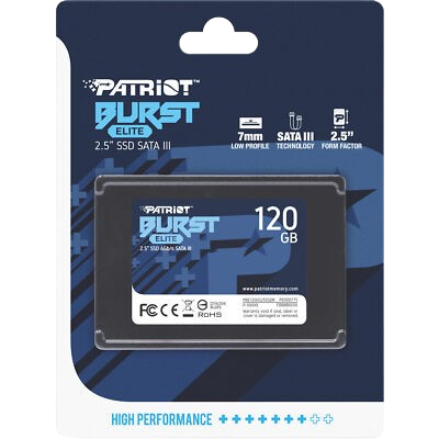 SSD 120GB 2.5" SATA III PATRIOT Burst Elite