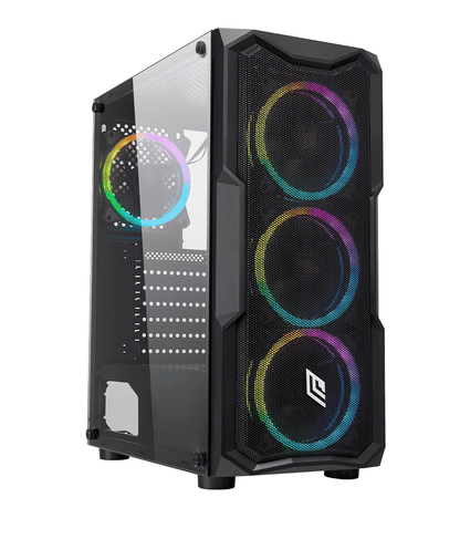 PC GAMING ATX SMASH WHITE - AMD RYZEN 5-7600X AM5 4.7GHZ 16GB 2TB NVME - SK RX7600 8GB